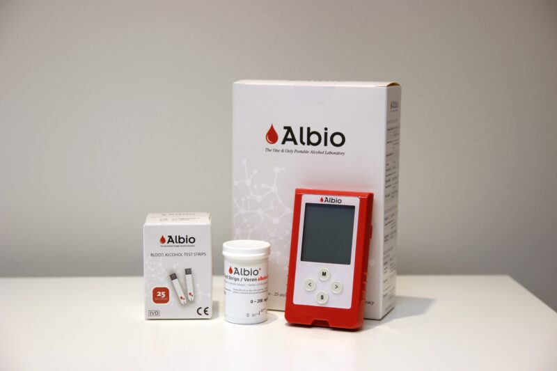 Albio A Portable Blood Alcohol Testing Device for Paramedics and EDs
