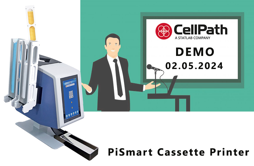 Kutsume teid Cellpath PiSmart printeri esitlusele. 2.mai 2024 toimuvad kaks esitlust: kell 11.00 - 12.00 demo esitlus Teams keskkonnas kell 14.00 toimub esitlus